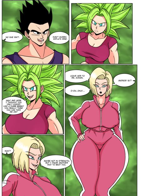 Android 18 vs kefla full fight – bermuda art