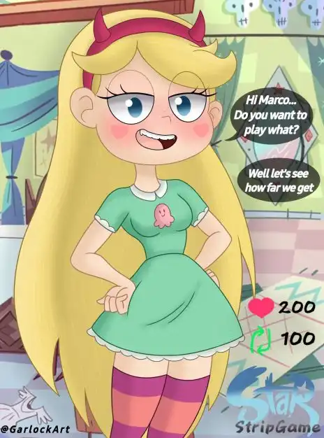 Star Butterfly Stripgame – GarlockArt